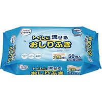 エルモアいちばん　トイレに流せるおしりふき×１６
