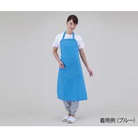 防水カラーエプロン　（ブルー）　×１０