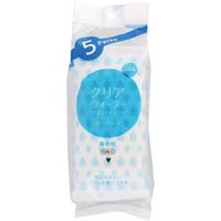 ライフウエットティシュクリアウォーター１０枚ｘ５個