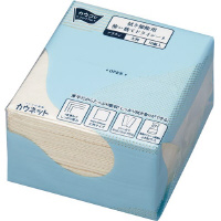 拭き掃除用使い捨てドライシートブラウン５０組×２４