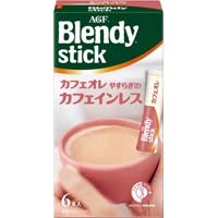 ブレンディスティック　カフェオレカフェインレス６本