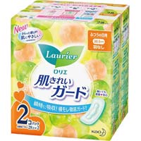 ロリエ肌きれいガード　昼用羽なし　２８個入×２