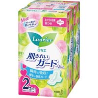 ロリエ肌きれいガード　昼用羽つき　２０個入×２
