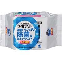 ウィルテクト　高濃度アルコール除菌シート詰替５０枚