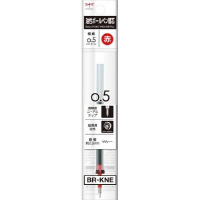 油性ボールペン替芯　ＫＮＥ０．５ｍｍ　赤　５本