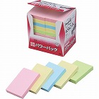 ポストイット　再生紙ノート　７５×５０　混色２０冊