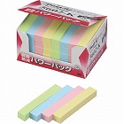ポストイット　再生紙ふせん７５×１２．５混色４０冊