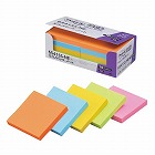 ポストイット　強粘着７５×７５　ネオン混色　１０冊