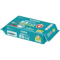 スコッティ消毒ウェットボックス　４０枚詰替×６