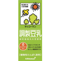 調製豆乳　２００ｍｌ　１８本