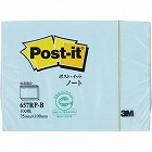 ポストイット　再生紙ノート７５×１００　ブルー１冊
