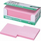 ポストイット　再生紙ノート７５×７５　ピンク１０冊