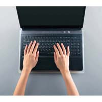キーボードカバー　大型ノートＰＣ用