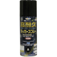 高耐久ラッカースプレー　黒　３００ｍｌ