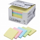 ポストイット　再生紙ノート７５×７５　混色４０冊