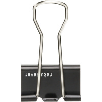 らくレバーダブルクリップ　中２５ｍｍ　５０個入