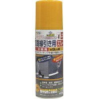 道路線引き用スプレー太線用　黄色　４００ｍｌ　６本