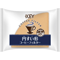 円すい形コーヒーフィルター無漂白　４０枚