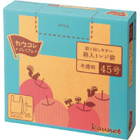 取り出しやすい箱入りレジ袋　４５号　半透明　４箱