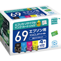 リサイクルインク　ＩＣ４ＣＬ６９　４色Ｐ　３個以上