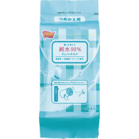 残りが見える純水９９％ウェット　詰替１１０枚×２４