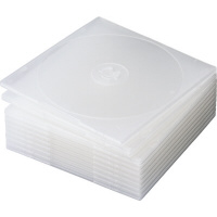 ＣＤ／ＤＶＤスリムプラケース　ＰＰ製　１０枚パック