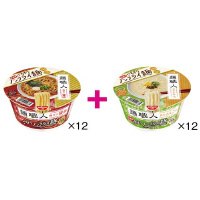 日清麺職人　醤油１２個＋とんこつ１２個セット
