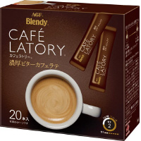 カフェラトリースティック濃厚ビターラテ２０本×６