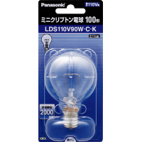 ミニクリプトン電球　１００Ｗ形　クリア×５
