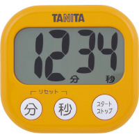 でか見えデジタルキッチンタイマー　オレンジ×３