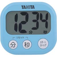 でか見えデジタルキッチンタイマー　アクアミントＢＬ