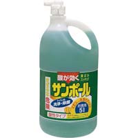 サンポールＶ５Ｌ×２　トイレ用洗剤　酸性タイプ