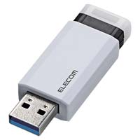 ＵＳＢ３．１メモリー　ノック式　３２ＧＢ　ホワイト