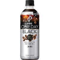 ファイア　ワンデイブラック　６００ｍｌ　２４本