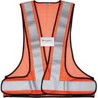 ３Ｍ　高視認性　反射ベスト　レッドオレンジ　１着