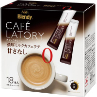 カフェラトリー濃厚ミルクラテ甘さなし１８本×２