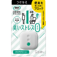 消臭力ＤＥＯＸ　トイレ用　クリアグリーン　付替×４
