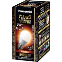 ＬＥＤ電球　Ｅ２６　全方向　４０Ｗ　電球色　３個