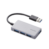 ＵＳＢＨＵＢ　バスパワー　１０ｃｍ　シルバー