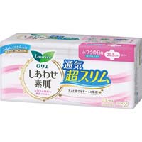 ロリエしあわせ素肌超Ｓふつうの日羽つき（２４個）