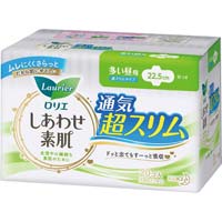 ロリエしあわせ素肌超Ｓ多い昼用羽つき（２０個）