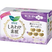 ロリエしあわせ素肌　特に多い昼用　羽つき（１７個）