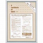 賞状額縁　アルミ新Ｂ４サイズシルバー