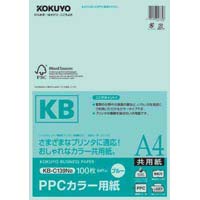ＰＰＣカラー用紙　共用紙　Ａ４　１００枚　青