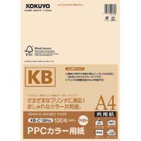 ＰＰＣカラー用紙　共用紙　Ａ４　１００枚アイボリー