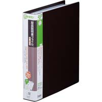 取扱説明書ファイル　差替式　１４ポケット　茶色