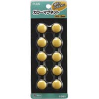 カラーマグネットＣＰ‐０１５Ｍ　イエロー　１０個