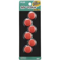 カラーマグネットＣＰ‐０２０Ｍ　レッド　６個