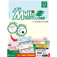 マルチプリンタ帳票　Ａ４　カラー３面６穴　１００枚