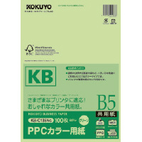 ＰＰＣカラー用紙共用紙　Ｂ５　１００枚入　緑
